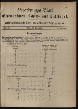 Verordnungs-Blatt für Eisenbahnen und Schiffahrt: Veröffentlichungen in Tarif- und Transport-Angelegenheiten 19210318 Seite: 5