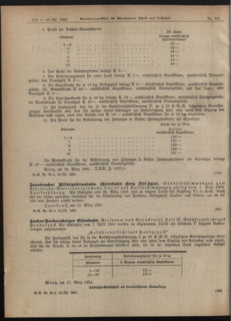 Verordnungs-Blatt für Eisenbahnen und Schiffahrt: Veröffentlichungen in Tarif- und Transport-Angelegenheiten 19210318 Seite: 6