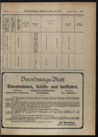 Verordnungs-Blatt für Eisenbahnen und Schiffahrt: Veröffentlichungen in Tarif- und Transport-Angelegenheiten 19210325 Seite: 9