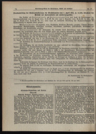 Verordnungs-Blatt für Eisenbahnen und Schiffahrt: Veröffentlichungen in Tarif- und Transport-Angelegenheiten 19210405 Seite: 2