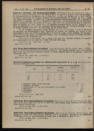 Verordnungs-Blatt für Eisenbahnen und Schiffahrt: Veröffentlichungen in Tarif- und Transport-Angelegenheiten 19210408 Seite: 2