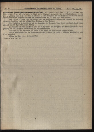 Verordnungs-Blatt für Eisenbahnen und Schiffahrt: Veröffentlichungen in Tarif- und Transport-Angelegenheiten 19210408 Seite: 5