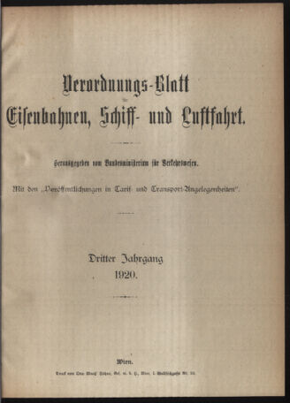 Verordnungs-Blatt für Eisenbahnen und Schiffahrt: Veröffentlichungen in Tarif- und Transport-Angelegenheiten 19210412 Seite: 9