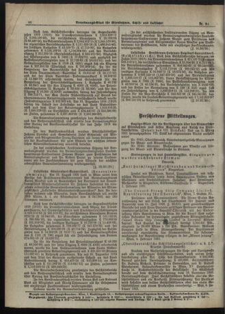 Verordnungs-Blatt für Eisenbahnen und Schiffahrt: Veröffentlichungen in Tarif- und Transport-Angelegenheiten 19210416 Seite: 4