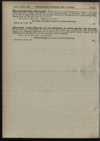 Verordnungs-Blatt für Eisenbahnen und Schiffahrt: Veröffentlichungen in Tarif- und Transport-Angelegenheiten 19210419 Seite: 14