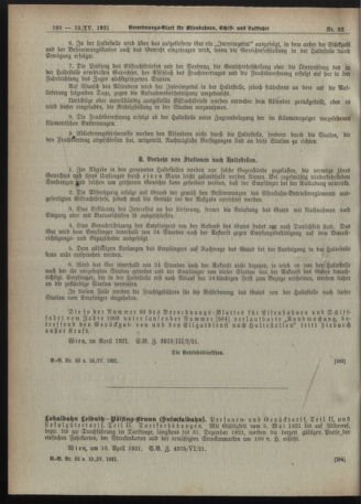 Verordnungs-Blatt für Eisenbahnen und Schiffahrt: Veröffentlichungen in Tarif- und Transport-Angelegenheiten 19210419 Seite: 2