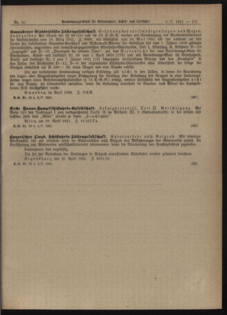 Verordnungs-Blatt für Eisenbahnen und Schiffahrt: Veröffentlichungen in Tarif- und Transport-Angelegenheiten 19210503 Seite: 5