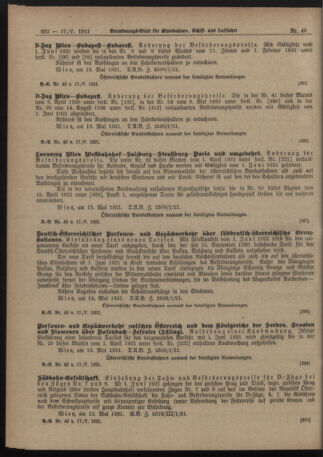 Verordnungs-Blatt für Eisenbahnen und Schiffahrt: Veröffentlichungen in Tarif- und Transport-Angelegenheiten 19210517 Seite: 18