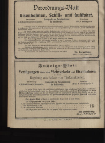 Verordnungs-Blatt für Eisenbahnen und Schiffahrt: Veröffentlichungen in Tarif- und Transport-Angelegenheiten 19210517 Seite: 26