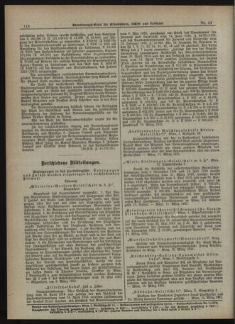 Verordnungs-Blatt für Eisenbahnen und Schiffahrt: Veröffentlichungen in Tarif- und Transport-Angelegenheiten 19210531 Seite: 6