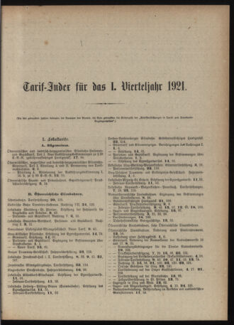 Verordnungs-Blatt für Eisenbahnen und Schiffahrt: Veröffentlichungen in Tarif- und Transport-Angelegenheiten 19210531 Seite: 7