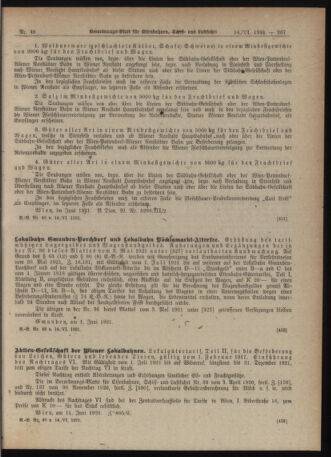 Verordnungs-Blatt für Eisenbahnen und Schiffahrt: Veröffentlichungen in Tarif- und Transport-Angelegenheiten 19210614 Seite: 15