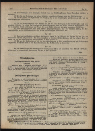 Verordnungs-Blatt für Eisenbahnen und Schiffahrt: Veröffentlichungen in Tarif- und Transport-Angelegenheiten 19210614 Seite: 17