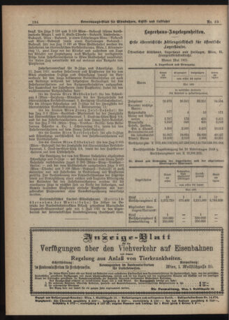 Verordnungs-Blatt für Eisenbahnen und Schiffahrt: Veröffentlichungen in Tarif- und Transport-Angelegenheiten 19210617 Seite: 30