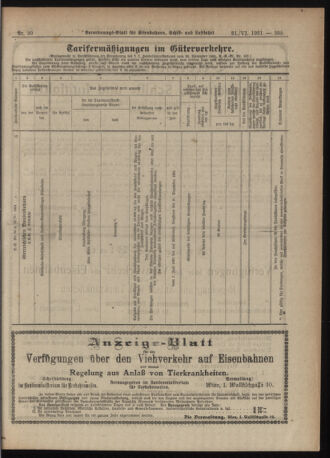 Verordnungs-Blatt für Eisenbahnen und Schiffahrt: Veröffentlichungen in Tarif- und Transport-Angelegenheiten 19210621 Seite: 7