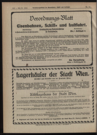 Verordnungs-Blatt für Eisenbahnen und Schiffahrt: Veröffentlichungen in Tarif- und Transport-Angelegenheiten 19210628 Seite: 10