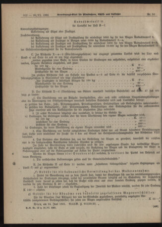 Verordnungs-Blatt für Eisenbahnen und Schiffahrt: Veröffentlichungen in Tarif- und Transport-Angelegenheiten 19210628 Seite: 6