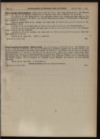 Verordnungs-Blatt für Eisenbahnen und Schiffahrt: Veröffentlichungen in Tarif- und Transport-Angelegenheiten 19210628 Seite: 7