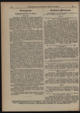 Verordnungs-Blatt für Eisenbahnen und Schiffahrt: Veröffentlichungen in Tarif- und Transport-Angelegenheiten 19210708 Seite: 2