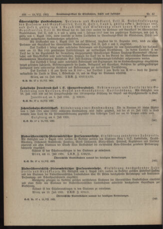 Verordnungs-Blatt für Eisenbahnen und Schiffahrt: Veröffentlichungen in Tarif- und Transport-Angelegenheiten 19210712 Seite: 10