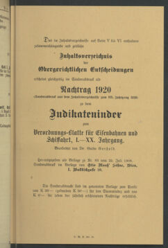 Verordnungs-Blatt für Eisenbahnen und Schiffahrt: Veröffentlichungen in Tarif- und Transport-Angelegenheiten 19210729 Seite: 7