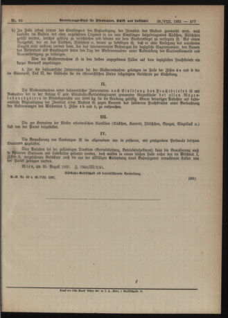 Verordnungs-Blatt für Eisenbahnen und Schiffahrt: Veröffentlichungen in Tarif- und Transport-Angelegenheiten 19210826 Seite: 5