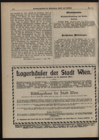 Verordnungs-Blatt für Eisenbahnen und Schiffahrt: Veröffentlichungen in Tarif- und Transport-Angelegenheiten 19210830 Seite: 4