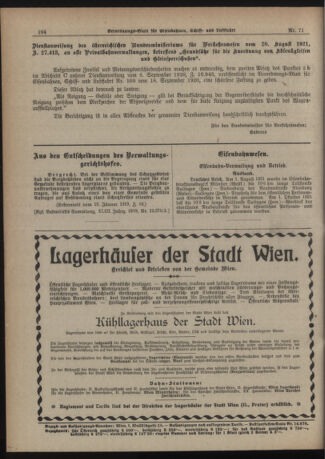 Verordnungs-Blatt für Eisenbahnen und Schiffahrt: Veröffentlichungen in Tarif- und Transport-Angelegenheiten 19210902 Seite: 2