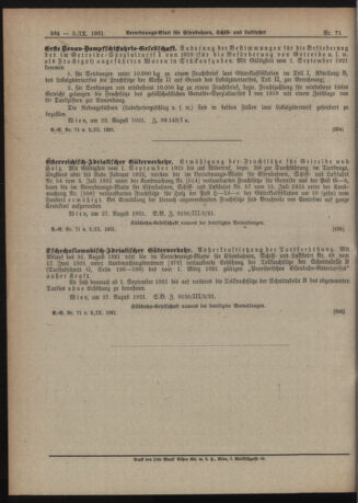 Verordnungs-Blatt für Eisenbahnen und Schiffahrt: Veröffentlichungen in Tarif- und Transport-Angelegenheiten 19210902 Seite: 4