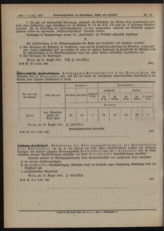 Verordnungs-Blatt für Eisenbahnen und Schiffahrt: Veröffentlichungen in Tarif- und Transport-Angelegenheiten 19210906 Seite: 4