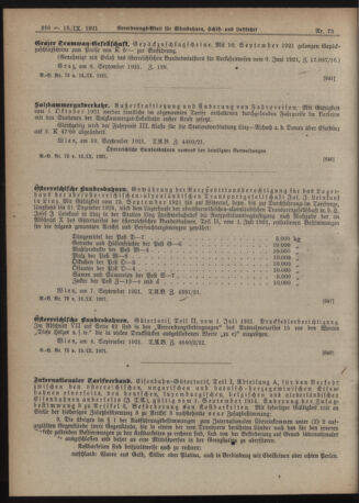 Verordnungs-Blatt für Eisenbahnen und Schiffahrt: Veröffentlichungen in Tarif- und Transport-Angelegenheiten 19210913 Seite: 2