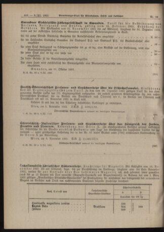 Verordnungs-Blatt für Eisenbahnen und Schiffahrt: Veröffentlichungen in Tarif- und Transport-Angelegenheiten 19211108 Seite: 2