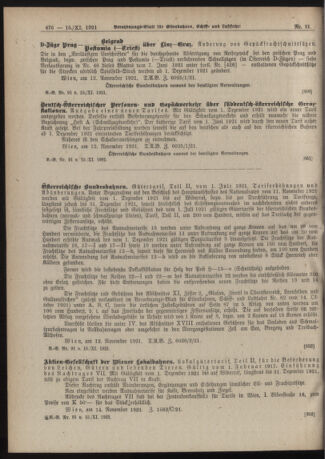 Verordnungs-Blatt für Eisenbahnen und Schiffahrt: Veröffentlichungen in Tarif- und Transport-Angelegenheiten 19211115 Seite: 12