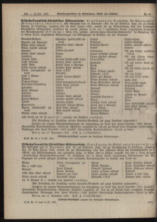 Verordnungs-Blatt für Eisenbahnen und Schiffahrt: Veröffentlichungen in Tarif- und Transport-Angelegenheiten 19211115 Seite: 18