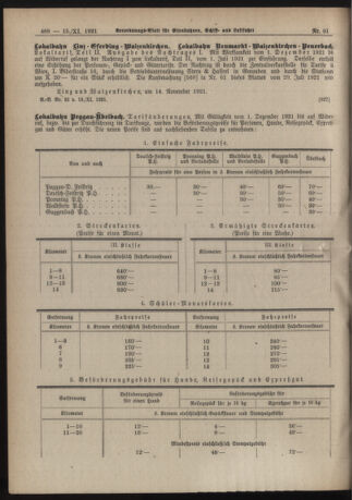 Verordnungs-Blatt für Eisenbahnen und Schiffahrt: Veröffentlichungen in Tarif- und Transport-Angelegenheiten 19211115 Seite: 32