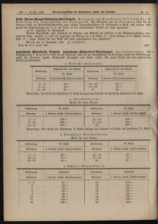 Verordnungs-Blatt für Eisenbahnen und Schiffahrt: Veröffentlichungen in Tarif- und Transport-Angelegenheiten 19211115 Seite: 34