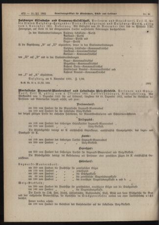 Verordnungs-Blatt für Eisenbahnen und Schiffahrt: Veröffentlichungen in Tarif- und Transport-Angelegenheiten 19211115 Seite: 8