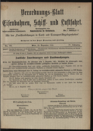 Verordnungs-Blatt für Eisenbahnen und Schiffahrt: Veröffentlichungen in Tarif- und Transport-Angelegenheiten