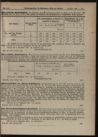 Verordnungs-Blatt für Eisenbahnen und Schiffahrt: Veröffentlichungen in Tarif- und Transport-Angelegenheiten 19211216 Seite: 3