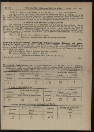 Verordnungs-Blatt für Eisenbahnen und Schiffahrt: Veröffentlichungen in Tarif- und Transport-Angelegenheiten 19211227 Seite: 3