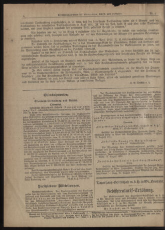 Verordnungs-Blatt für Eisenbahnen und Schiffahrt: Veröffentlichungen in Tarif- und Transport-Angelegenheiten 19220106 Seite: 4