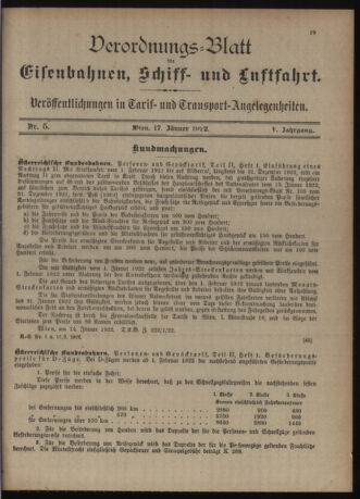 Verordnungs-Blatt für Eisenbahnen und Schiffahrt: Veröffentlichungen in Tarif- und Transport-Angelegenheiten