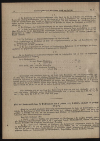 Verordnungs-Blatt für Eisenbahnen und Schiffahrt: Veröffentlichungen in Tarif- und Transport-Angelegenheiten 19220124 Seite: 2