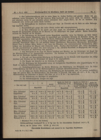 Verordnungs-Blatt für Eisenbahnen und Schiffahrt: Veröffentlichungen in Tarif- und Transport-Angelegenheiten 19220131 Seite: 4