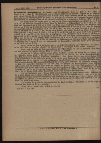 Verordnungs-Blatt für Eisenbahnen und Schiffahrt: Veröffentlichungen in Tarif- und Transport-Angelegenheiten 19220131 Seite: 6