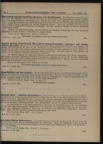 Verordnungs-Blatt für Eisenbahnen und Schiffahrt: Veröffentlichungen in Tarif- und Transport-Angelegenheiten 19220131 Seite: 7