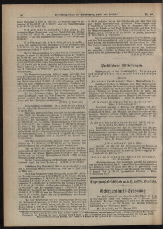 Verordnungs-Blatt für Eisenbahnen und Schiffahrt: Veröffentlichungen in Tarif- und Transport-Angelegenheiten 19220203 Seite: 10