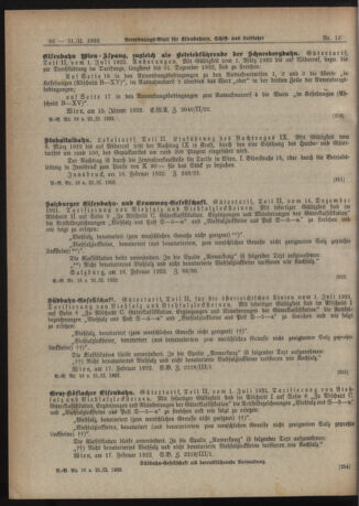 Verordnungs-Blatt für Eisenbahnen und Schiffahrt: Veröffentlichungen in Tarif- und Transport-Angelegenheiten 19220221 Seite: 8