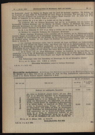 Verordnungs-Blatt für Eisenbahnen und Schiffahrt: Veröffentlichungen in Tarif- und Transport-Angelegenheiten 19220224 Seite: 2