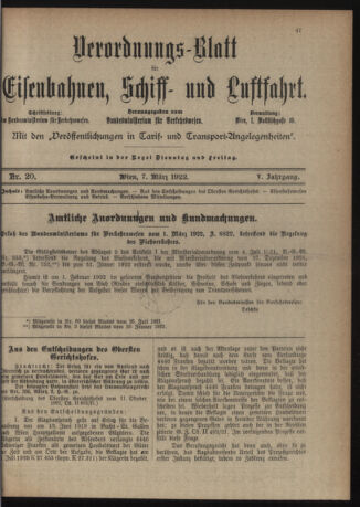 Verordnungs-Blatt für Eisenbahnen und Schiffahrt: Veröffentlichungen in Tarif- und Transport-Angelegenheiten